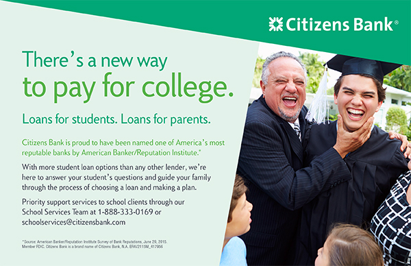 Ad - Citizens Bank - Winter 2016 - PASFAA - Pennsylvania Association of  Student Financial Aid Administrators